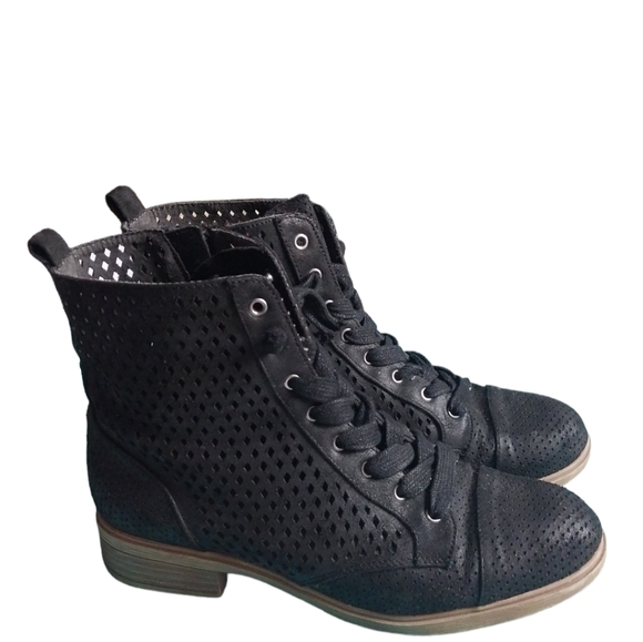 Report ankle boots cut out sz 8 in black - Picture 4 of 7